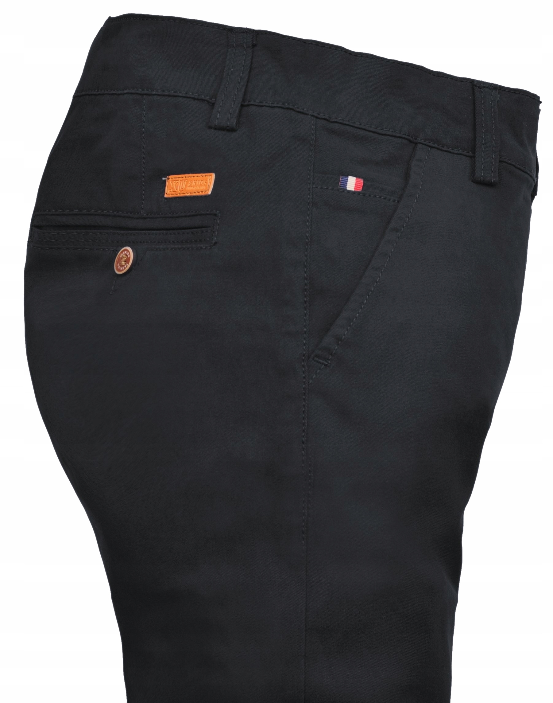 *GOTTI Spodnie czarne eleganckie CHINOSY wizytowe r 134/140 Rozmiar (new) 134 (129 - 134 cm)