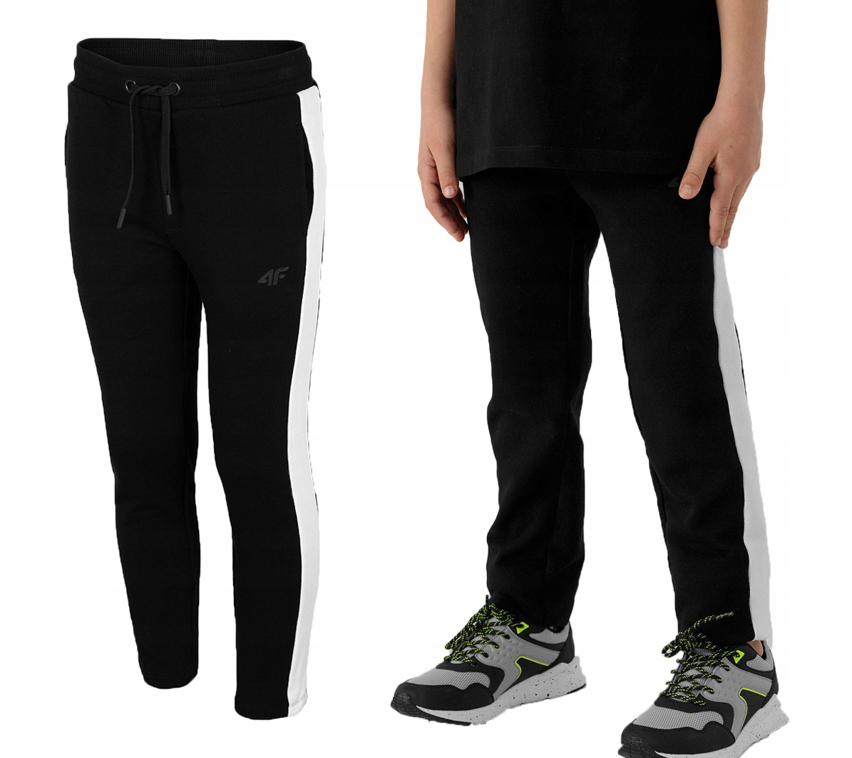 4F Spodnie Dresowe chł. HJL22-JSPMD002 20S R. 140 Marka 4F