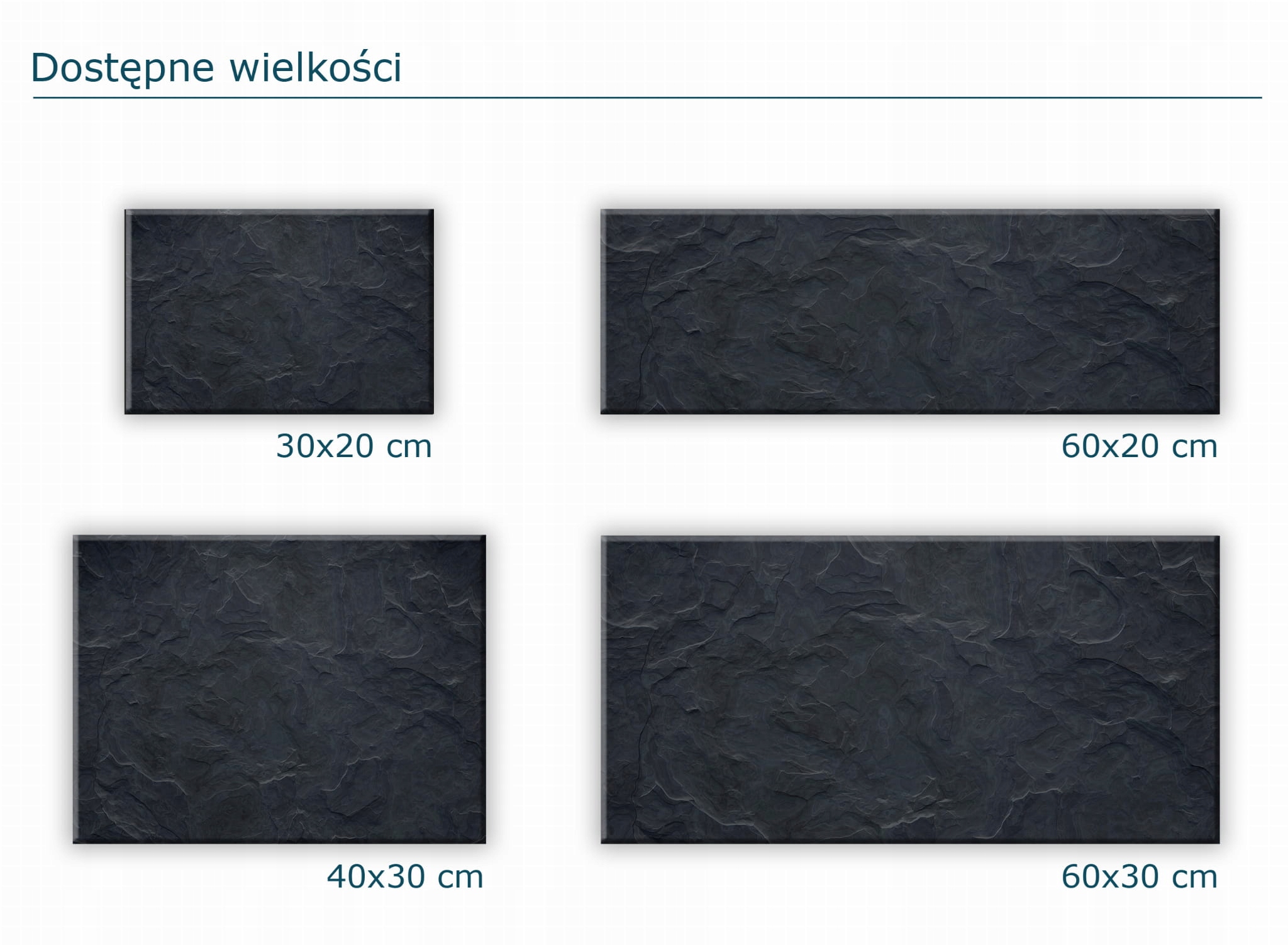 SZKLANA PODSTAWKA POD ZNICZE 60x20cm Skała 74c Długość 60 cm