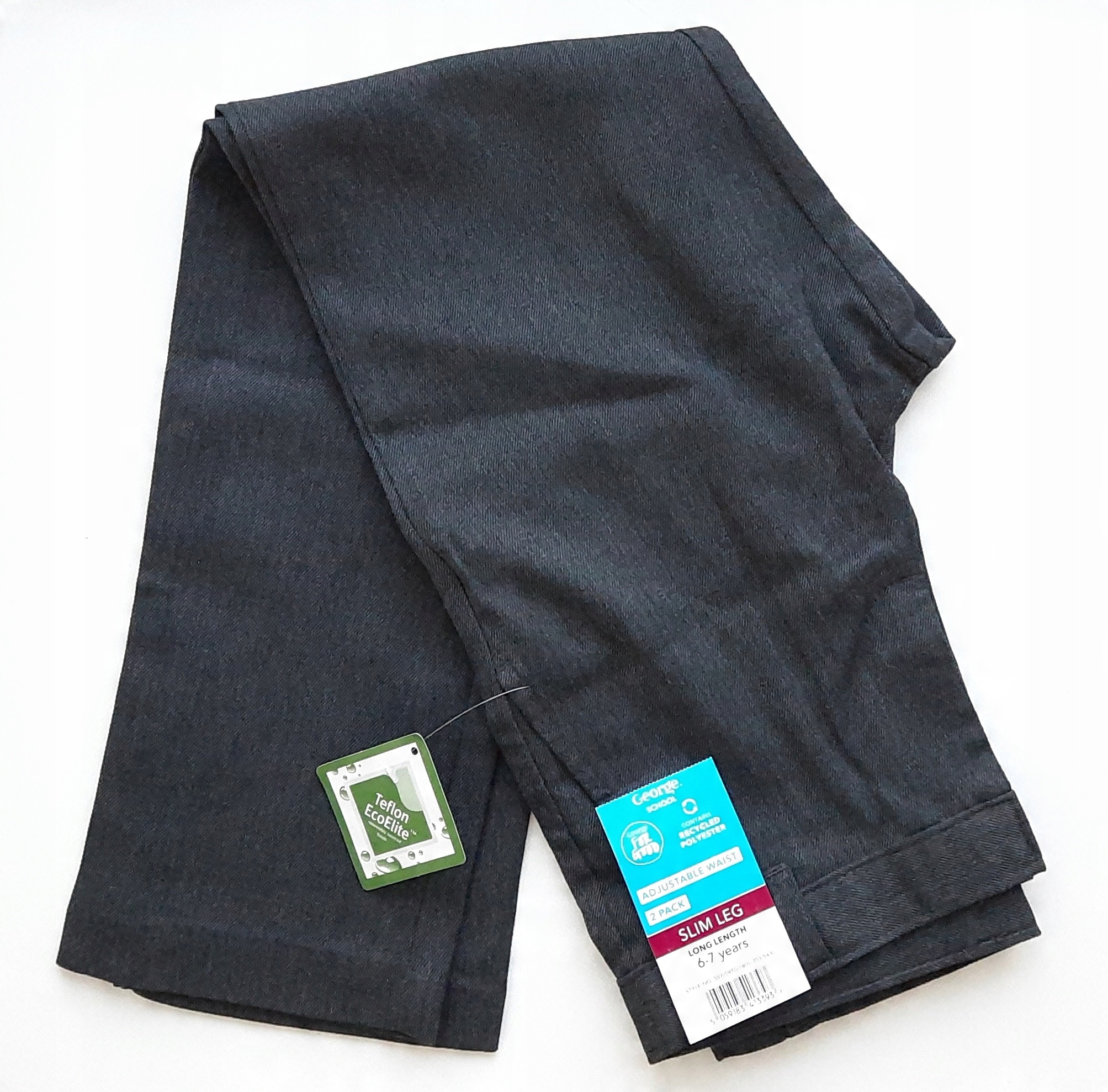

George spodnie wizytowe Grafit slim long 122 - 128