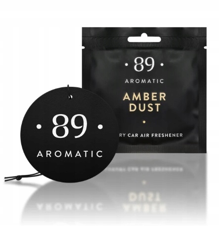 Aromatic89 Amber Dust papierowa zawieszka zapachowa intensywny zapach