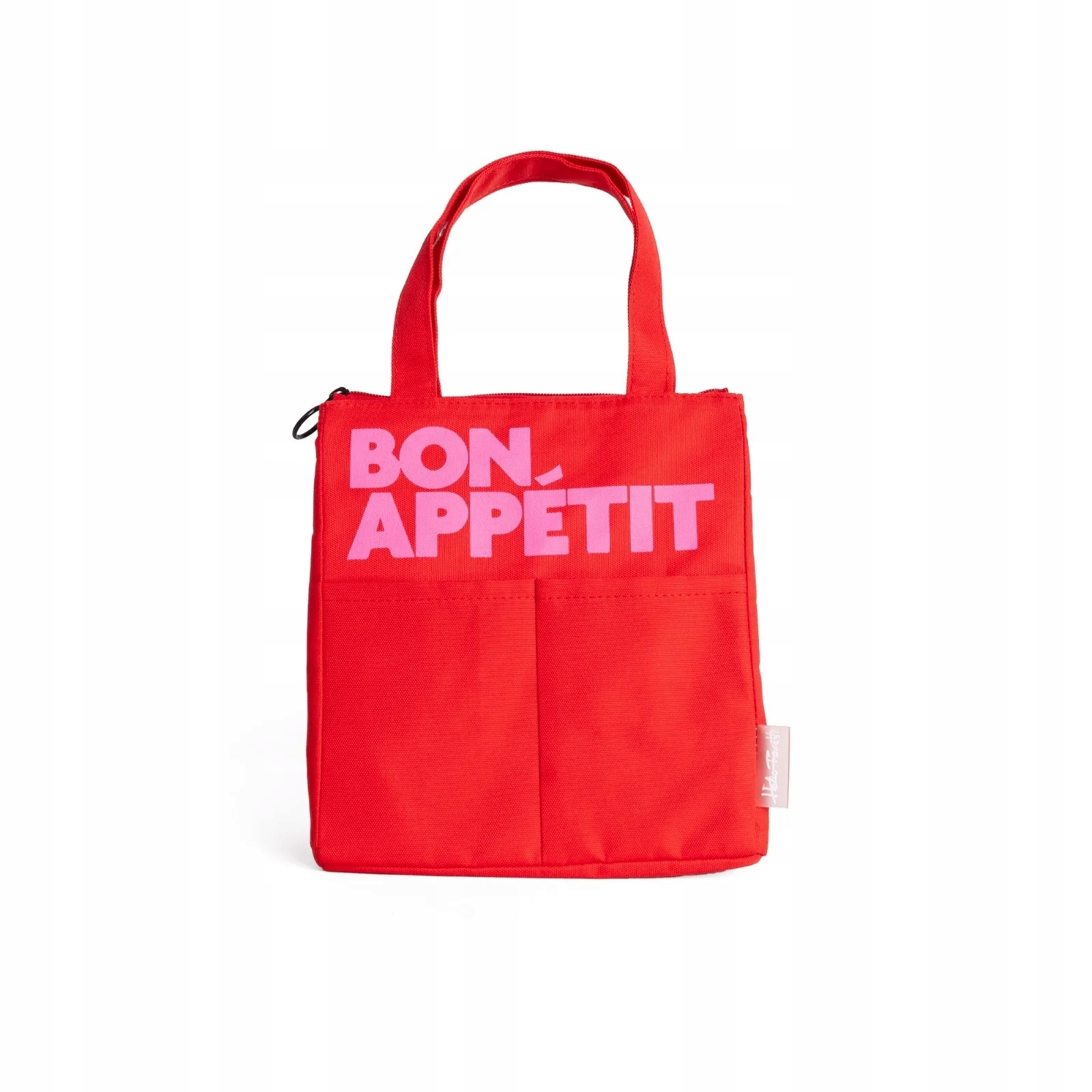 Helio Ferretti torba termiczna na lunch Bon Appetit, cała czerwona