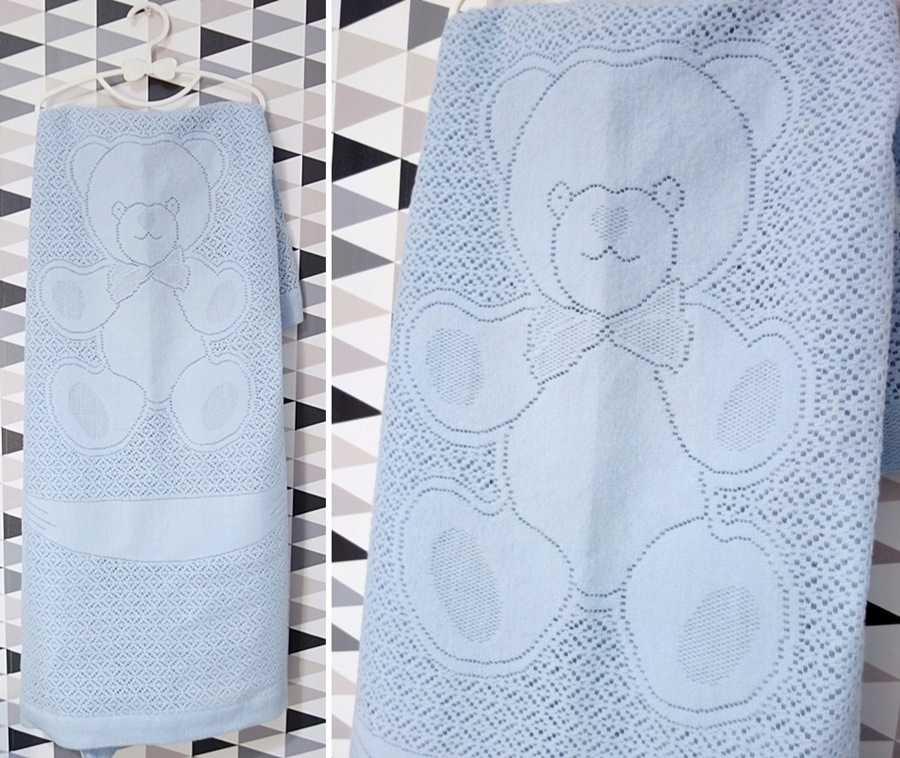 

Ażurowy kocyk koc Cotton Ażur Nowy Miś 100x100