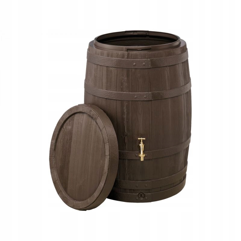 BECZKA NA DESZCZÓWKĘ "BARRICA "BRĄZOWA 420L