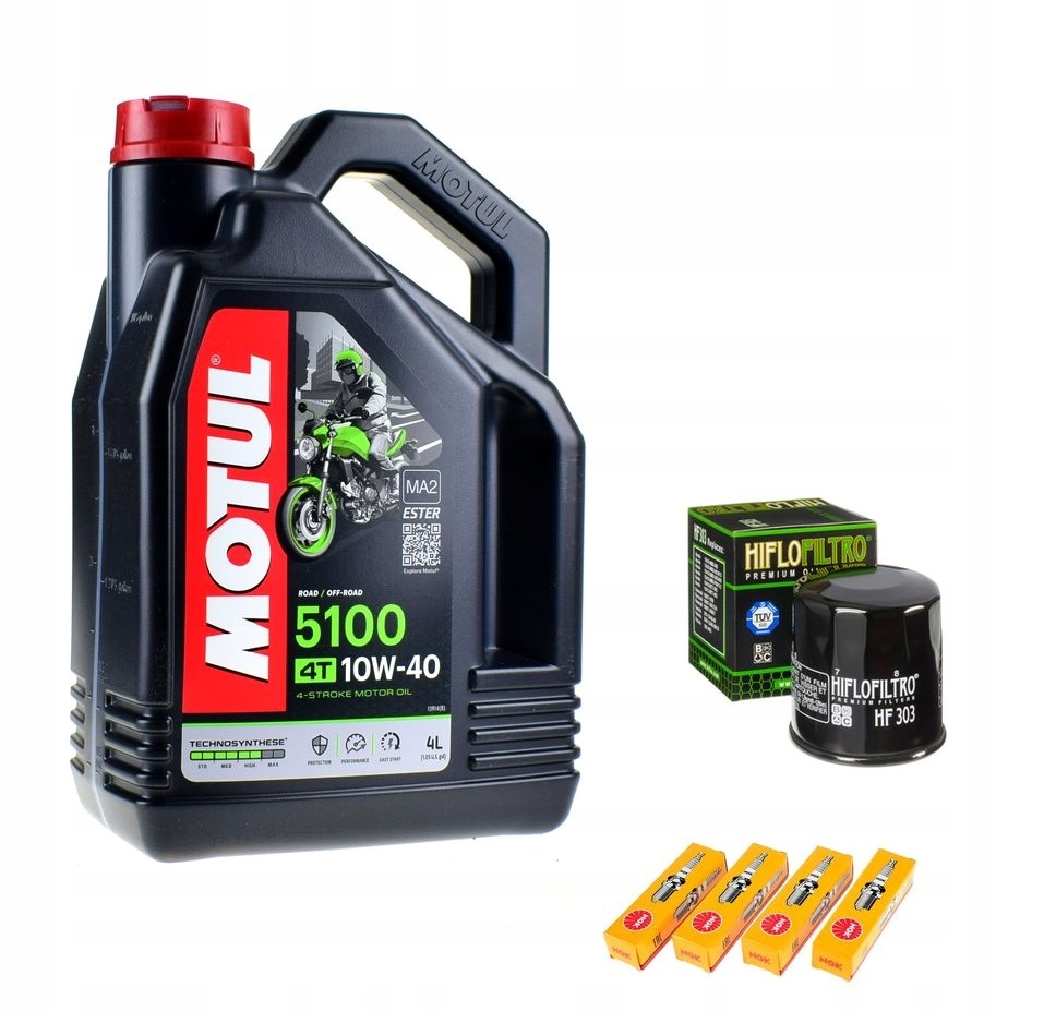 Olej Motul Filtr Svíčky Ngk Suzuki DL-650 07-12r