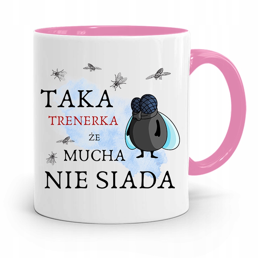 

Dla Trenera Trenerki Siłownia Kubek Różowy