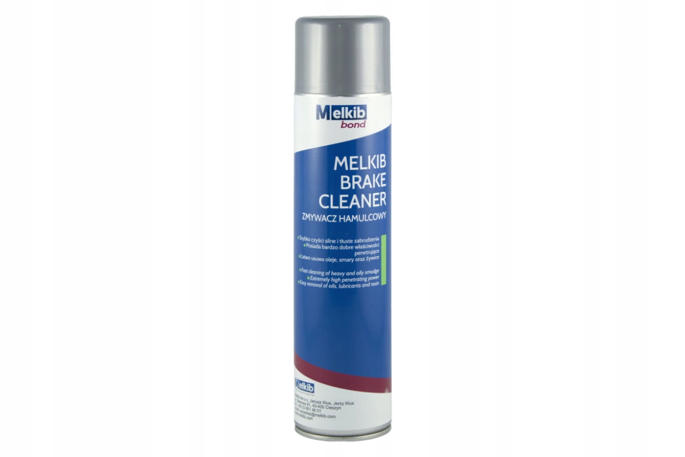 

Melkib Brake Cleaner 600ml zmywacz do hamulców