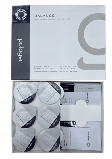 Kapsułki Geneo Glowskin pologen Balance cera tłusta