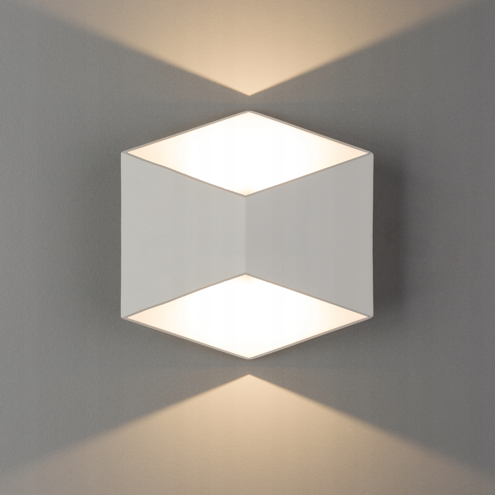 Nástěnné svítidlo Nowodvorski Triangles Led bílé IP54 fasáda terasa
