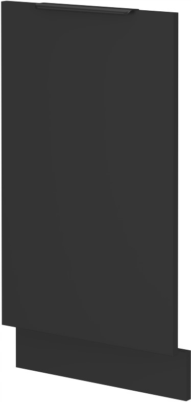 Přední strana pro myčku nádobí 45 cm 713 x 446 cm. Černá