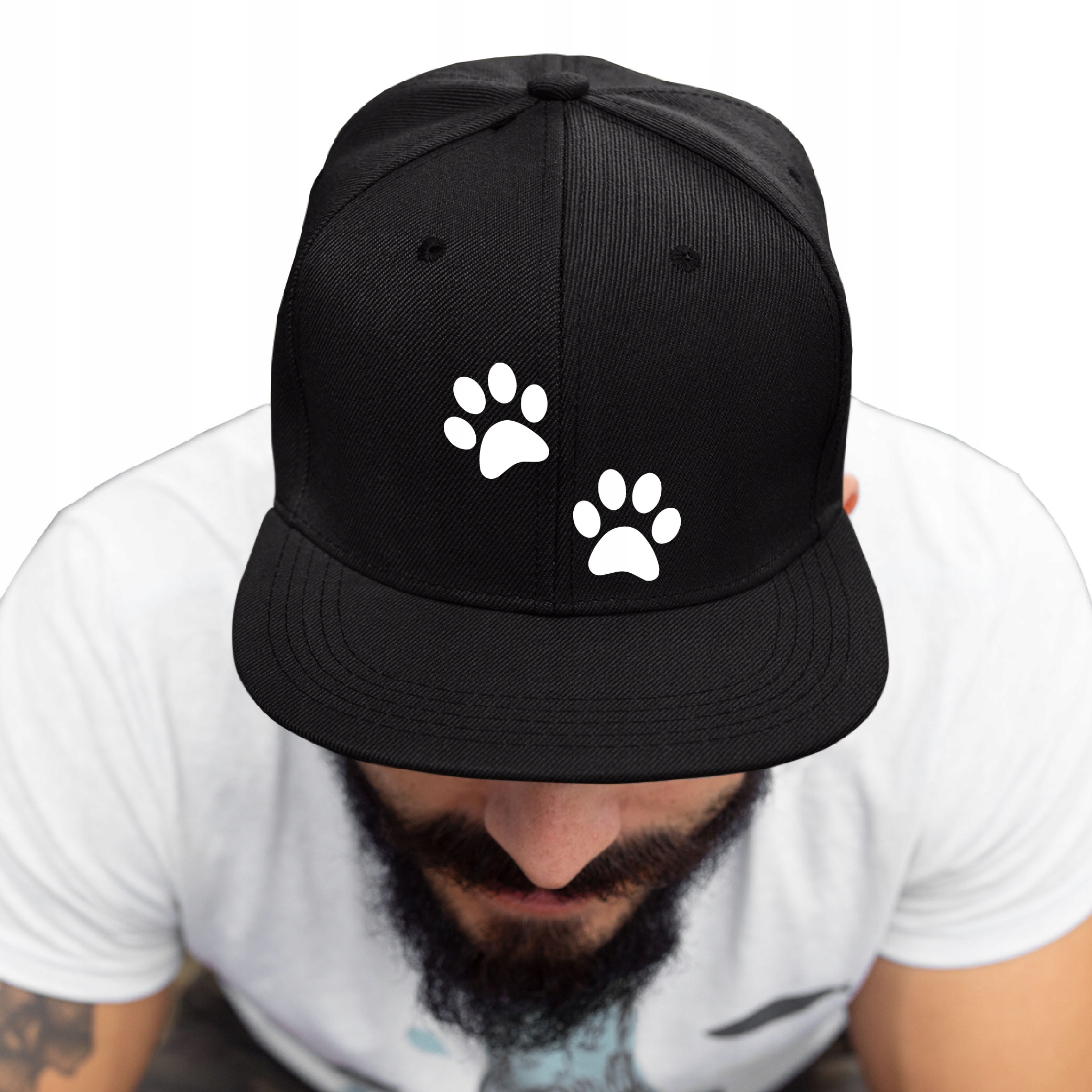 

Modna Czapka Z Płaskim Daszkiem Snapback Cat Dog