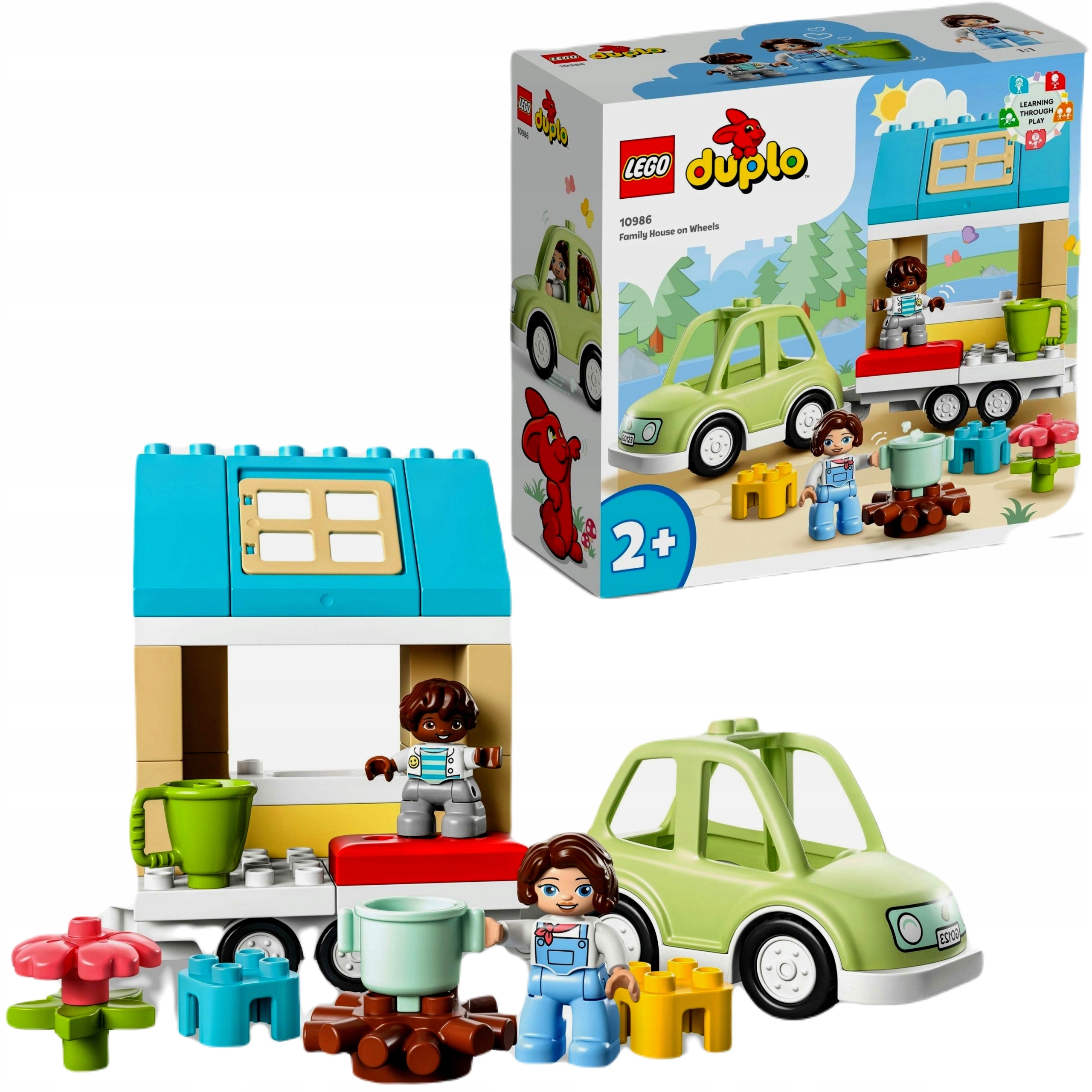 Lego Duplo Town Rodinný domeček na kolečkách 10986 2+ Dárek Dítě Vánoce