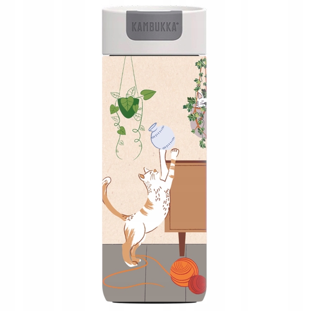 Kubek termiczny Olympus 500ml Cat Astrophe kubek na kawe Kambukka koty