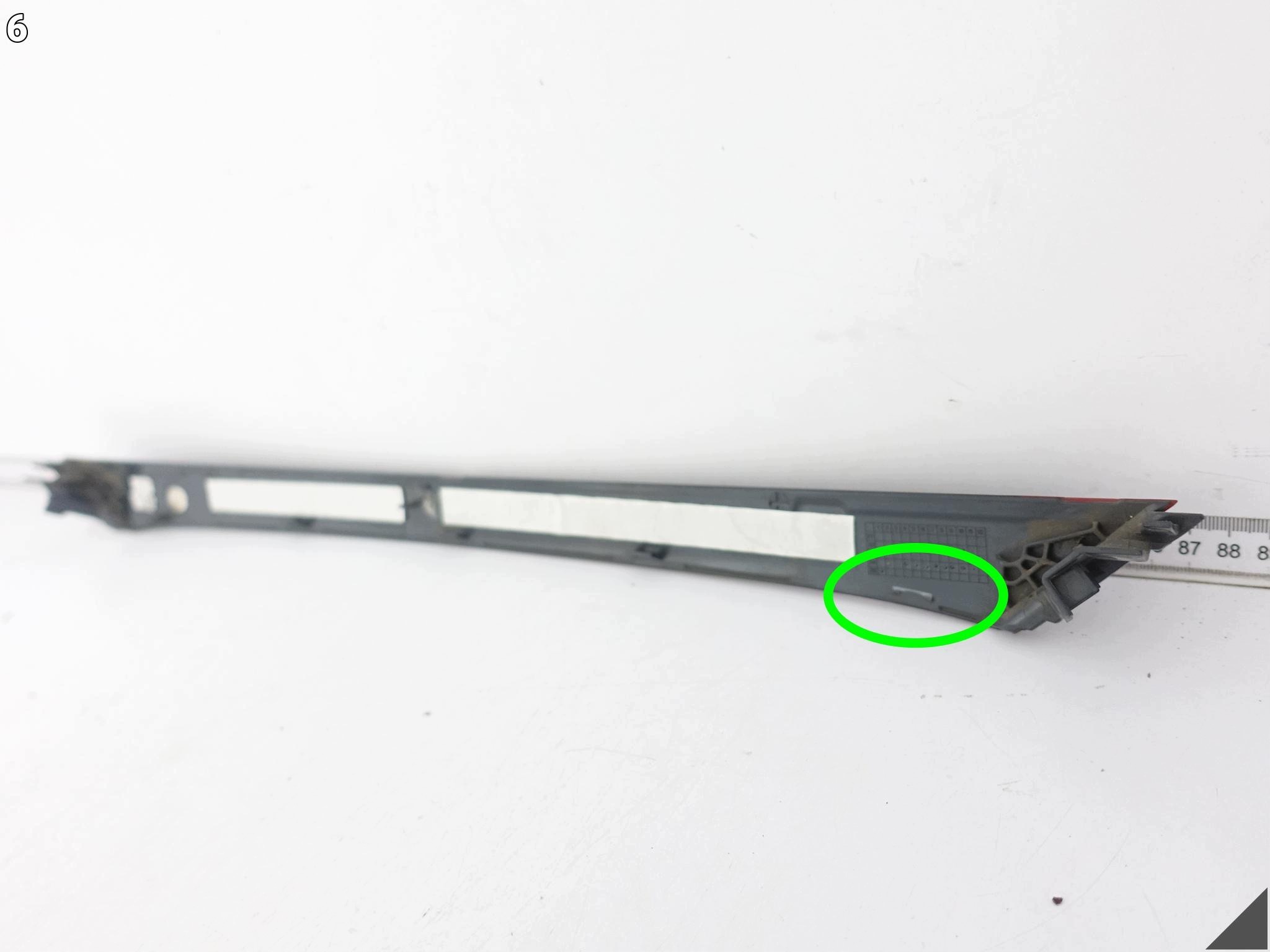 MERCEDES E-class W214 sedan S214 T-MODELL 23- ODBLASK cap boot door