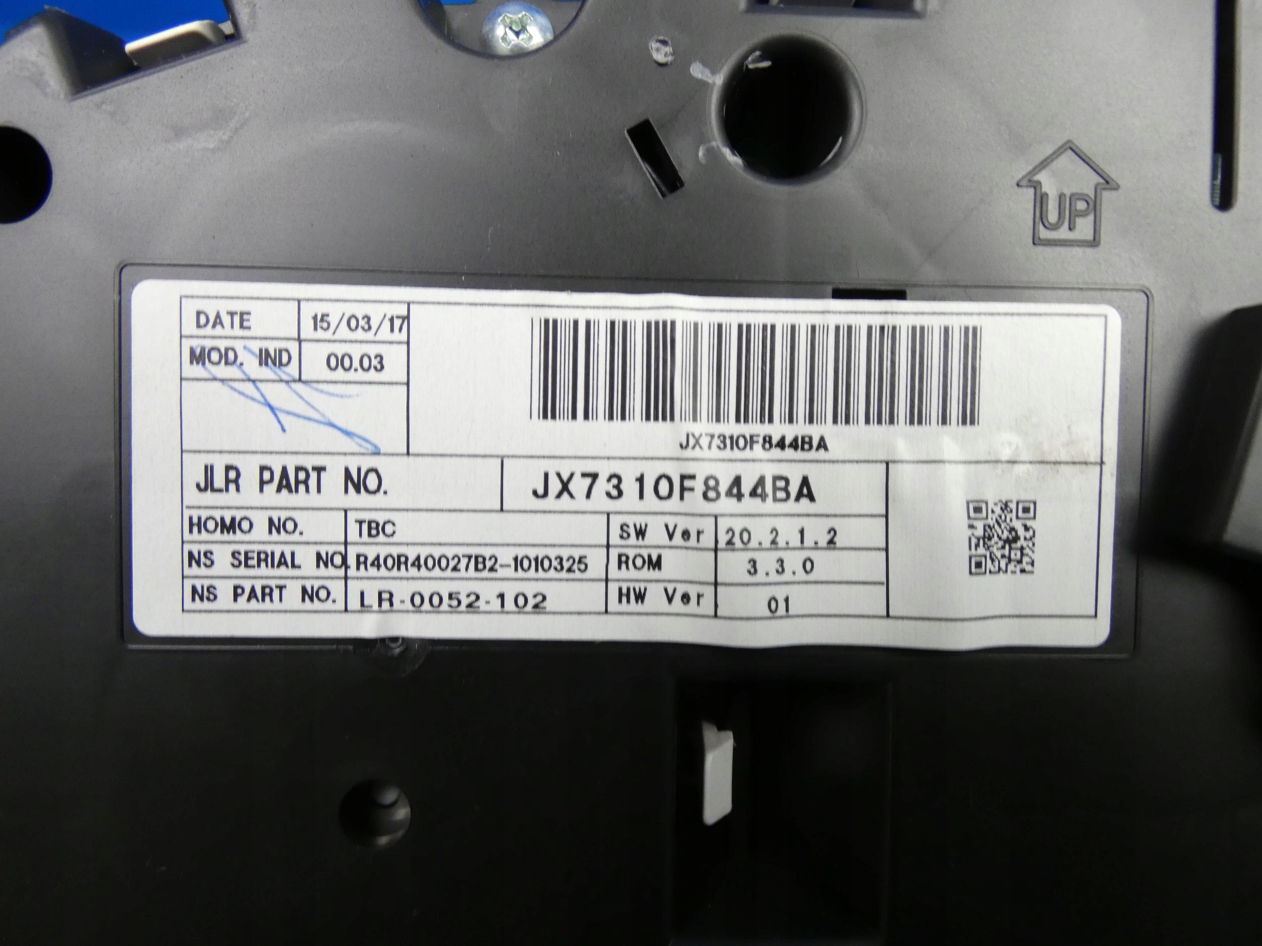 JAGUAR XE X760 dials dials WERSJA ANGIELSKA