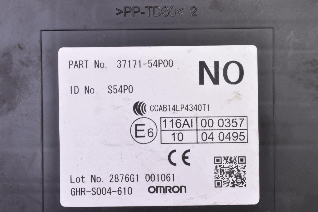 control unit module KEYLESS 37171-54P00 SUZUKI VITARA 3 III LY 14-18