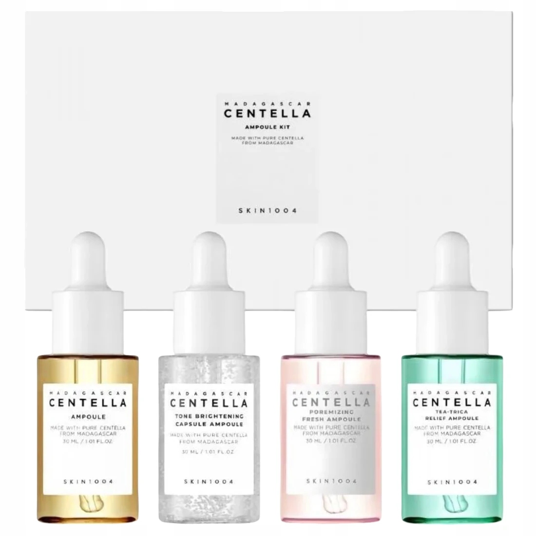 SKIN1004 Madagascar Centella Ampoule Kit – sada pleťových sér 4x30 ml