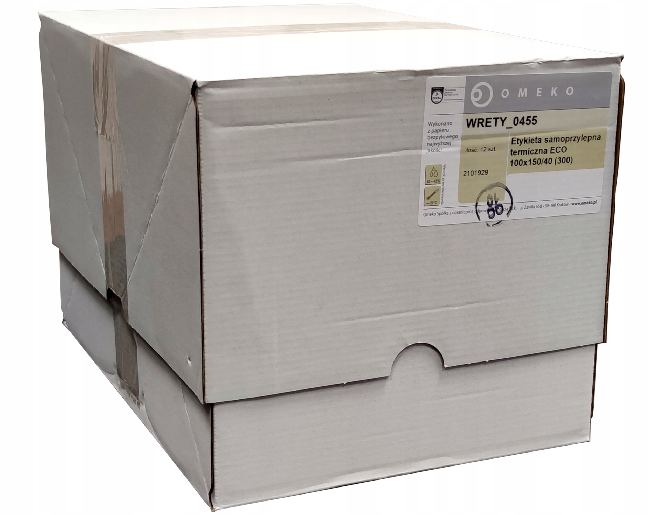 

Etykiety termiczne 100 x 150 300szt. Zebra, Godex