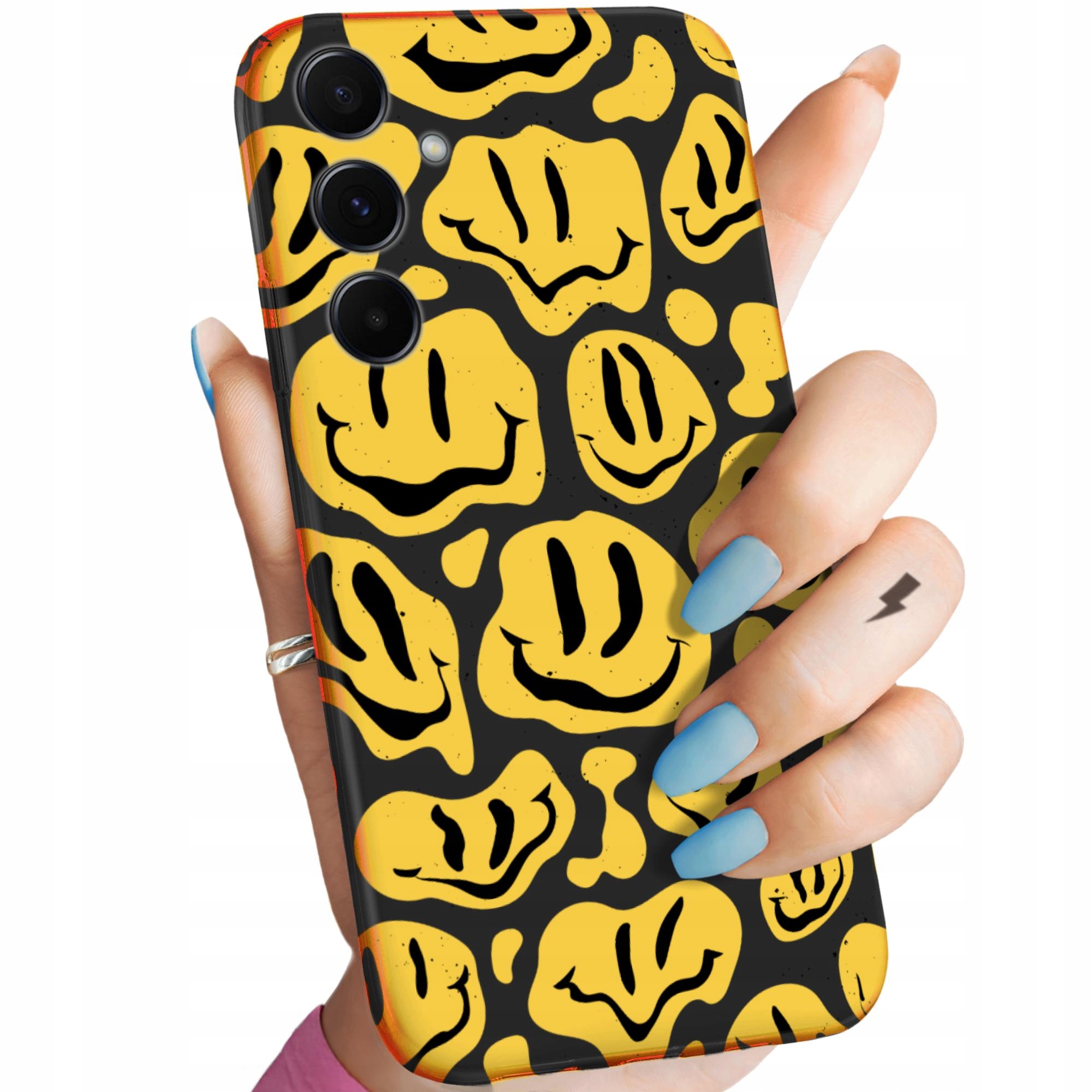 Etui Matowe Do Samsung Galaxy A55 5G Smile Buźka Uśmiech Obudowa Case