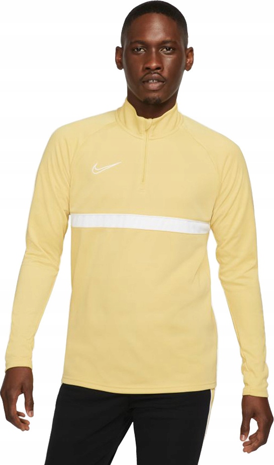 Pánská Mikina Nike Nk Df Academy 21 Fotbalová Žlutá vel XL