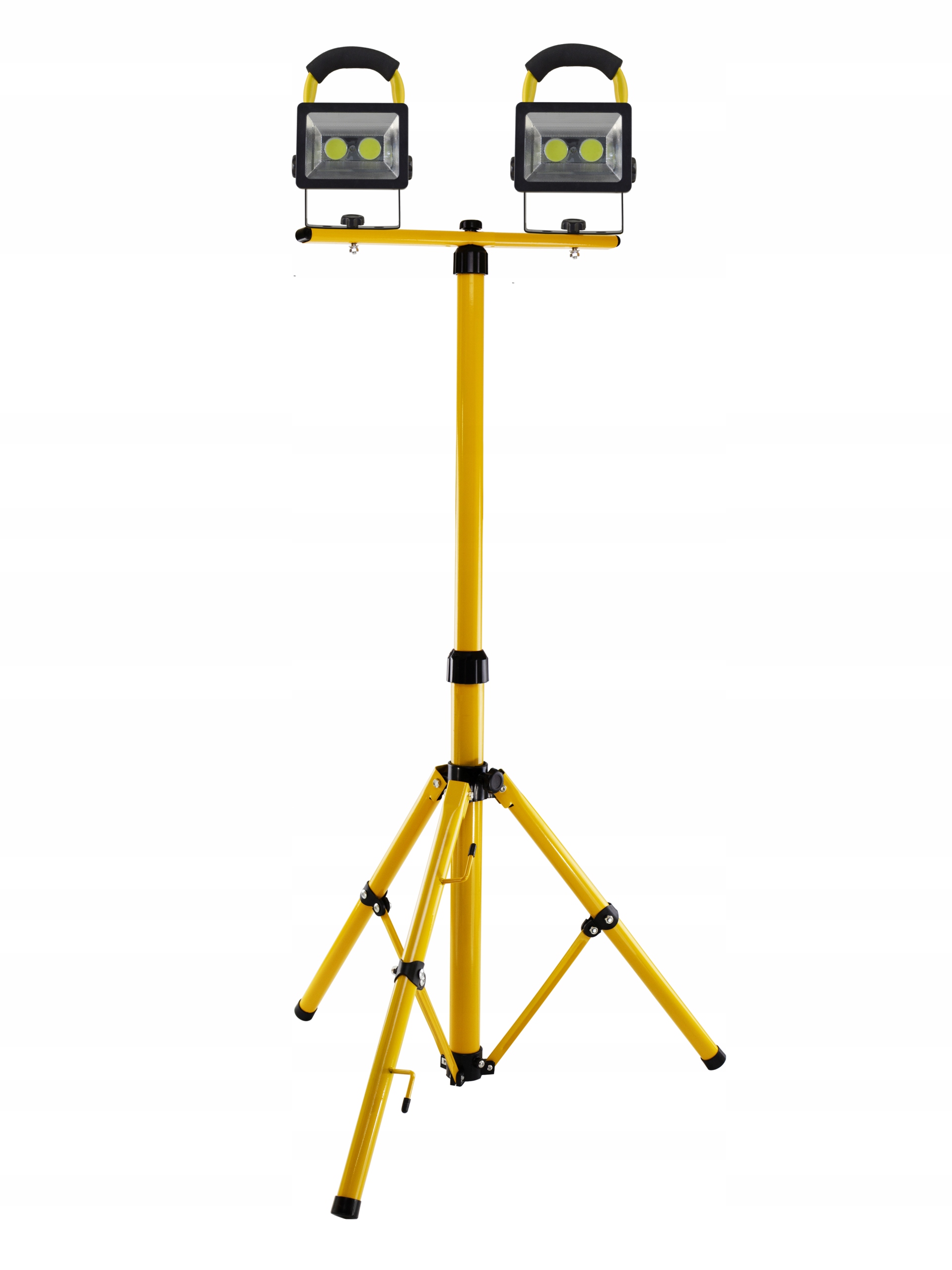 HALOGEN BUDOWLANY NAŚWIETLACZ ROBOCZY PRZENOŚNY NA STATYWIE STOJAKU 2x30W