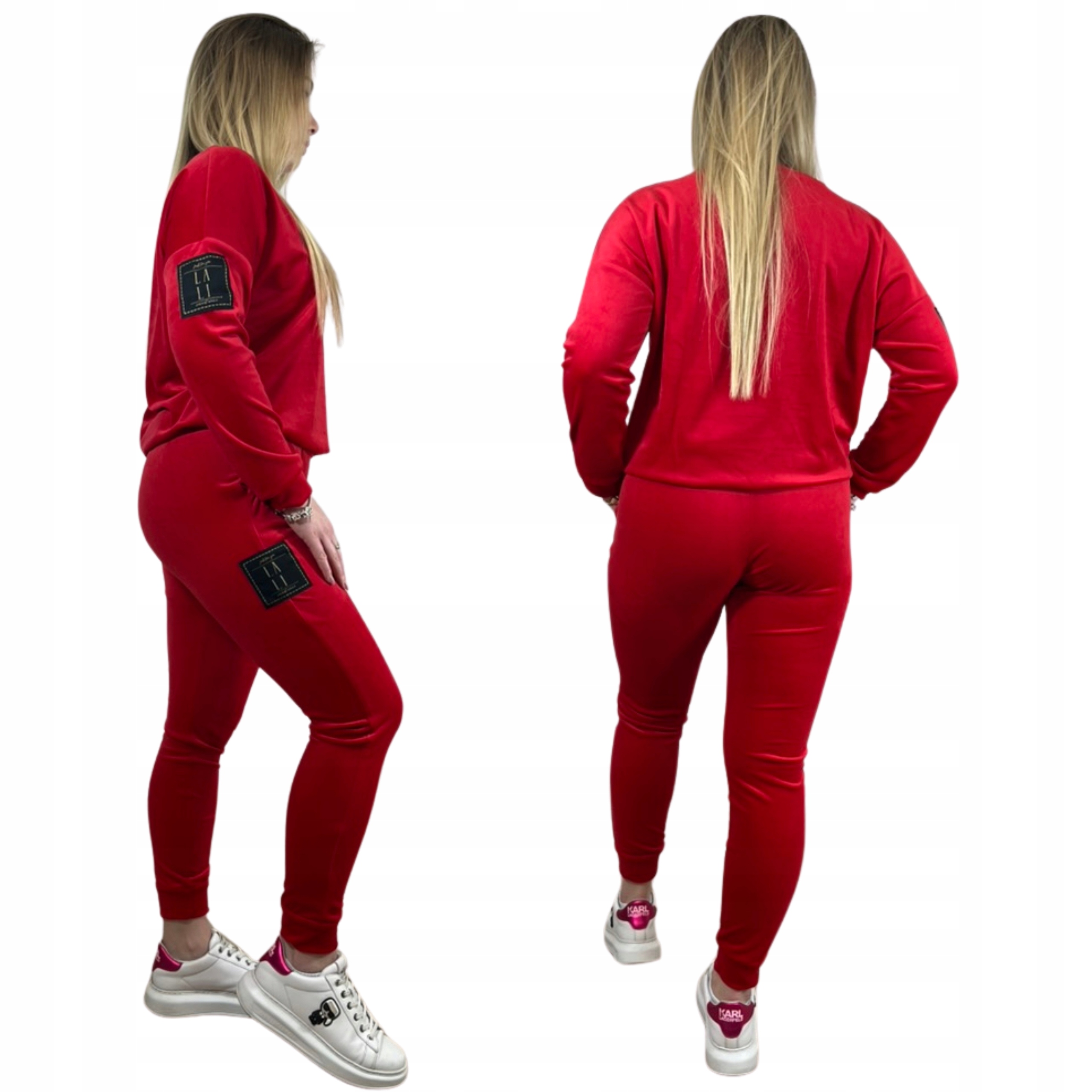 DS77 DRES WELUR CZERWONY R.M Marka LaLi