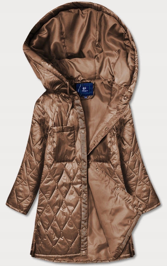 Prošívaná Bunda AG5-010 Hnědá L/XL