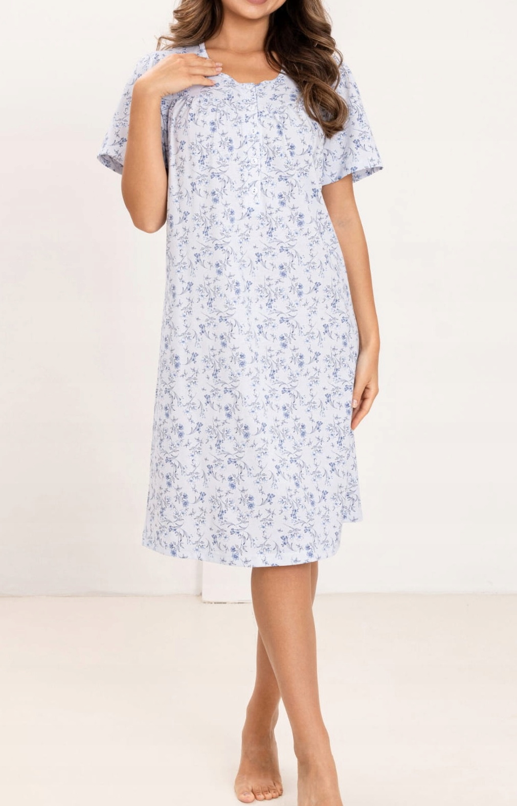 Košile noční Regina modrá [Velikost M]