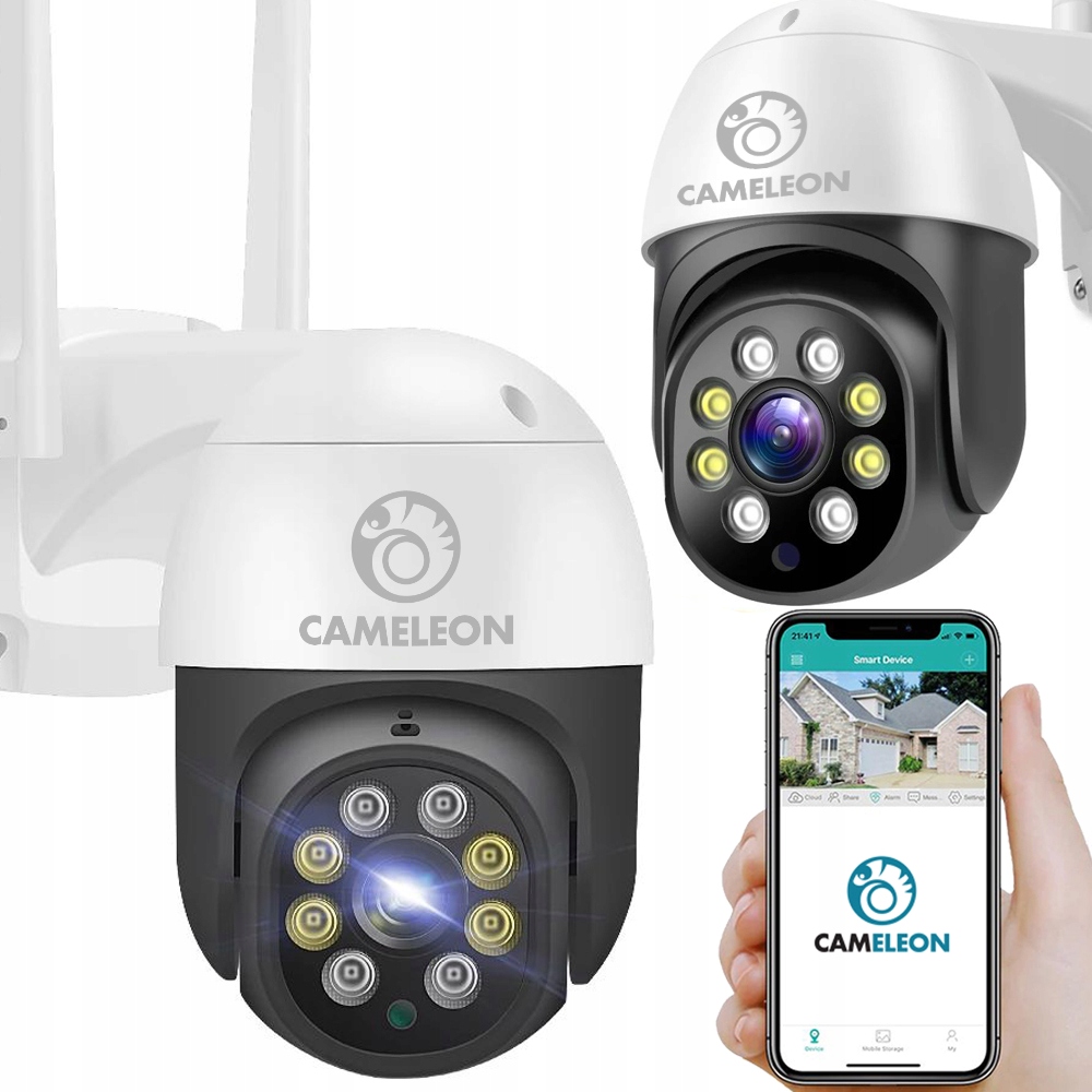 KAMERA ZEWNĘTRZNA OBROTOWA 3MPx MONITORING DOMU Marka DexXer