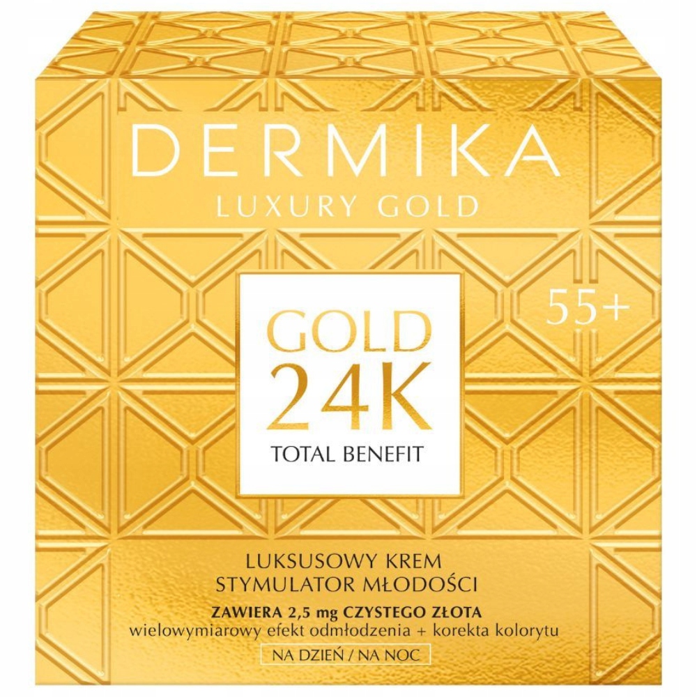 Dermika Luxury Gold Luxusní denní elixírový krém na noc 55+