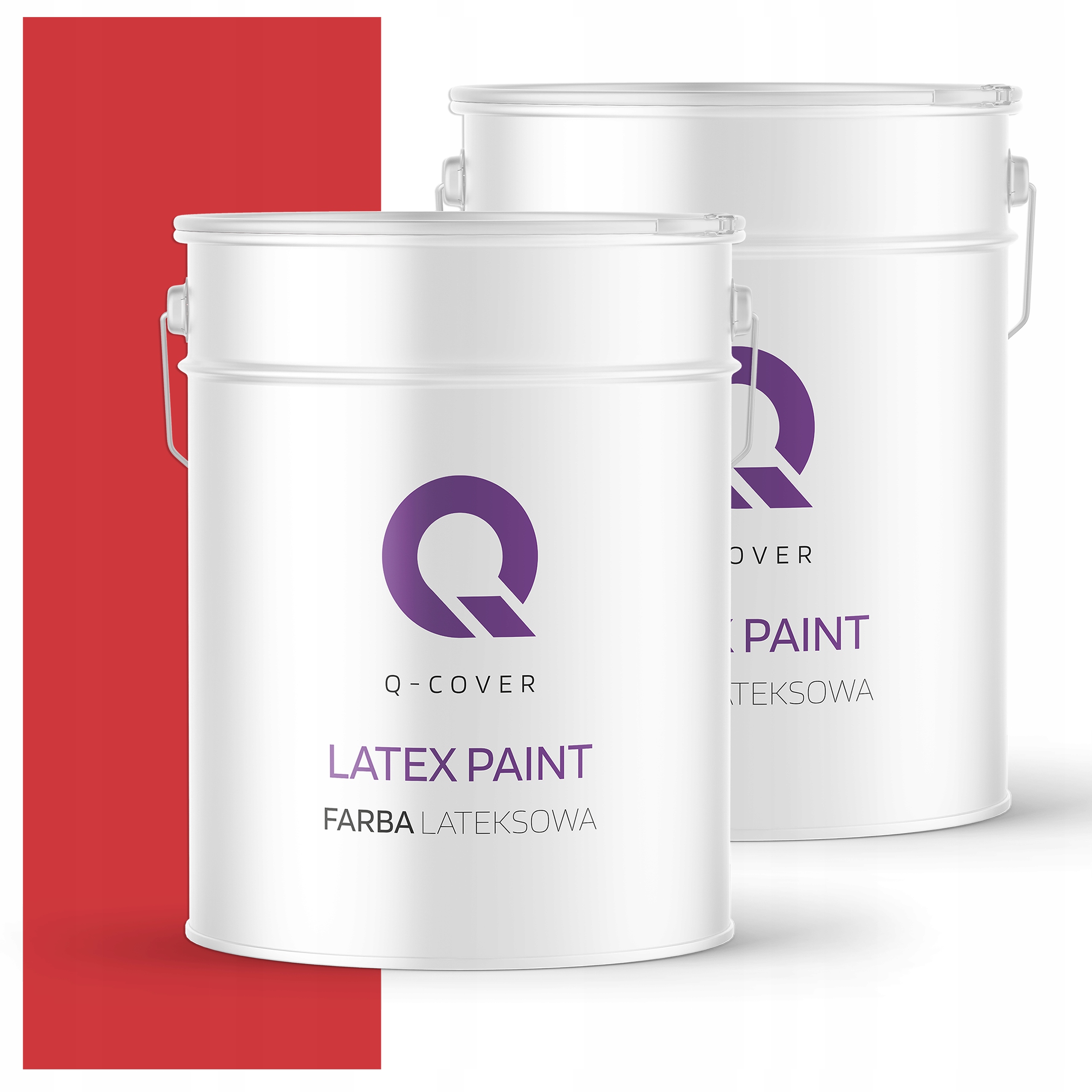 Latexová farba na interiér steny Stropy 10L Hlboký mat Červený Ohnivý