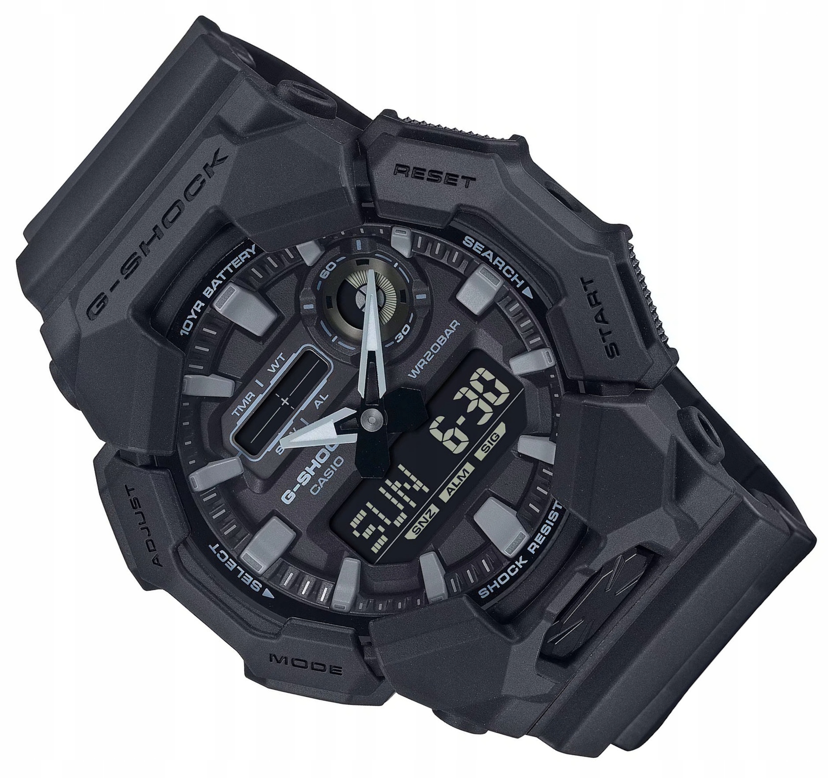 Černé Sportovní Voděodolné Hodinky Casio G-shock GA-010-1A1ER 200 M