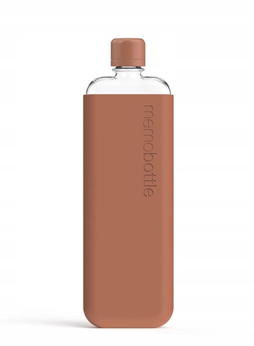 Víceúčelová láhev na vodu Memobottle Original Slim 450 ml terracotta