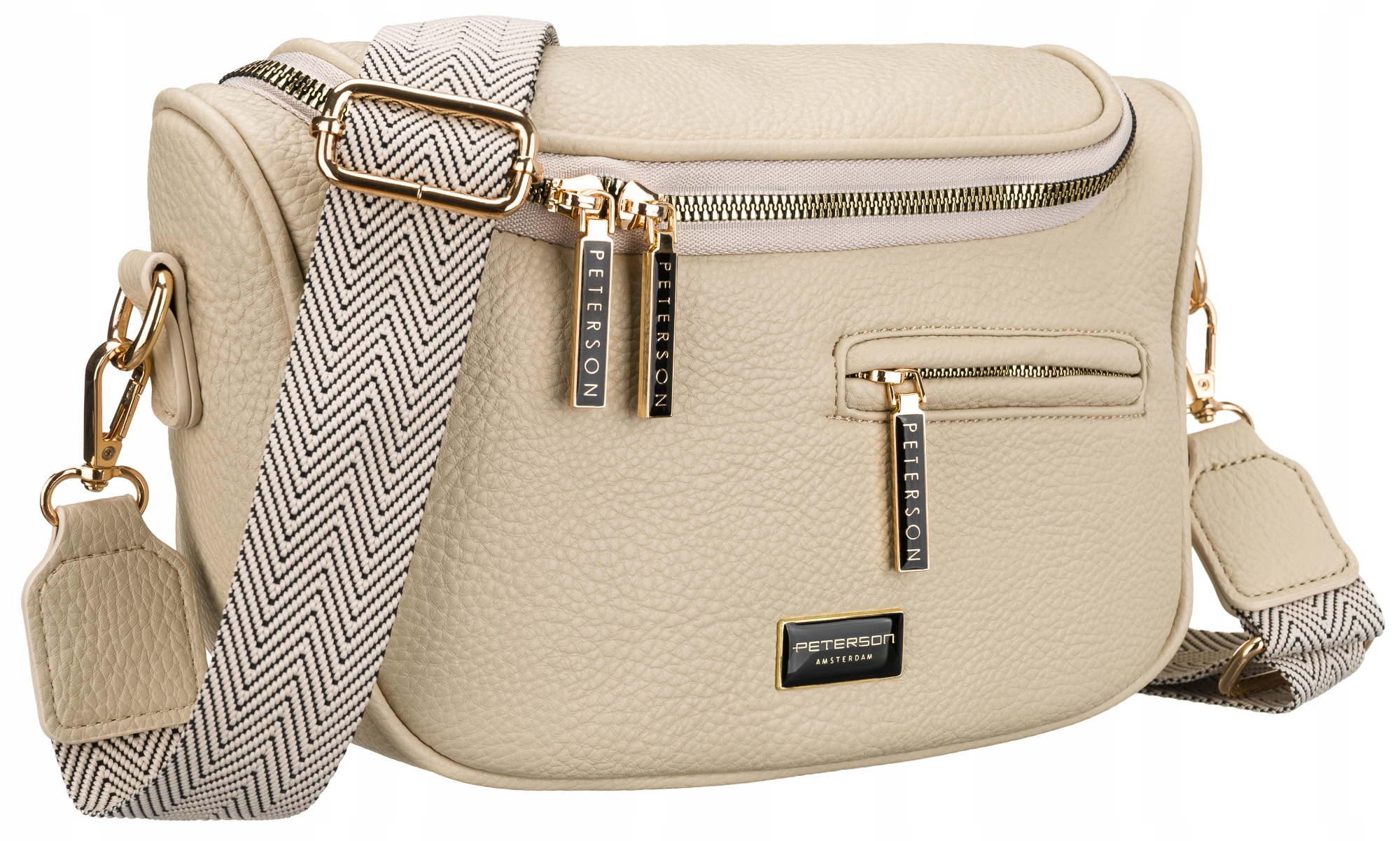 Saszetka damska nerka torba biodrowa na ramię miejska torebka Peterson