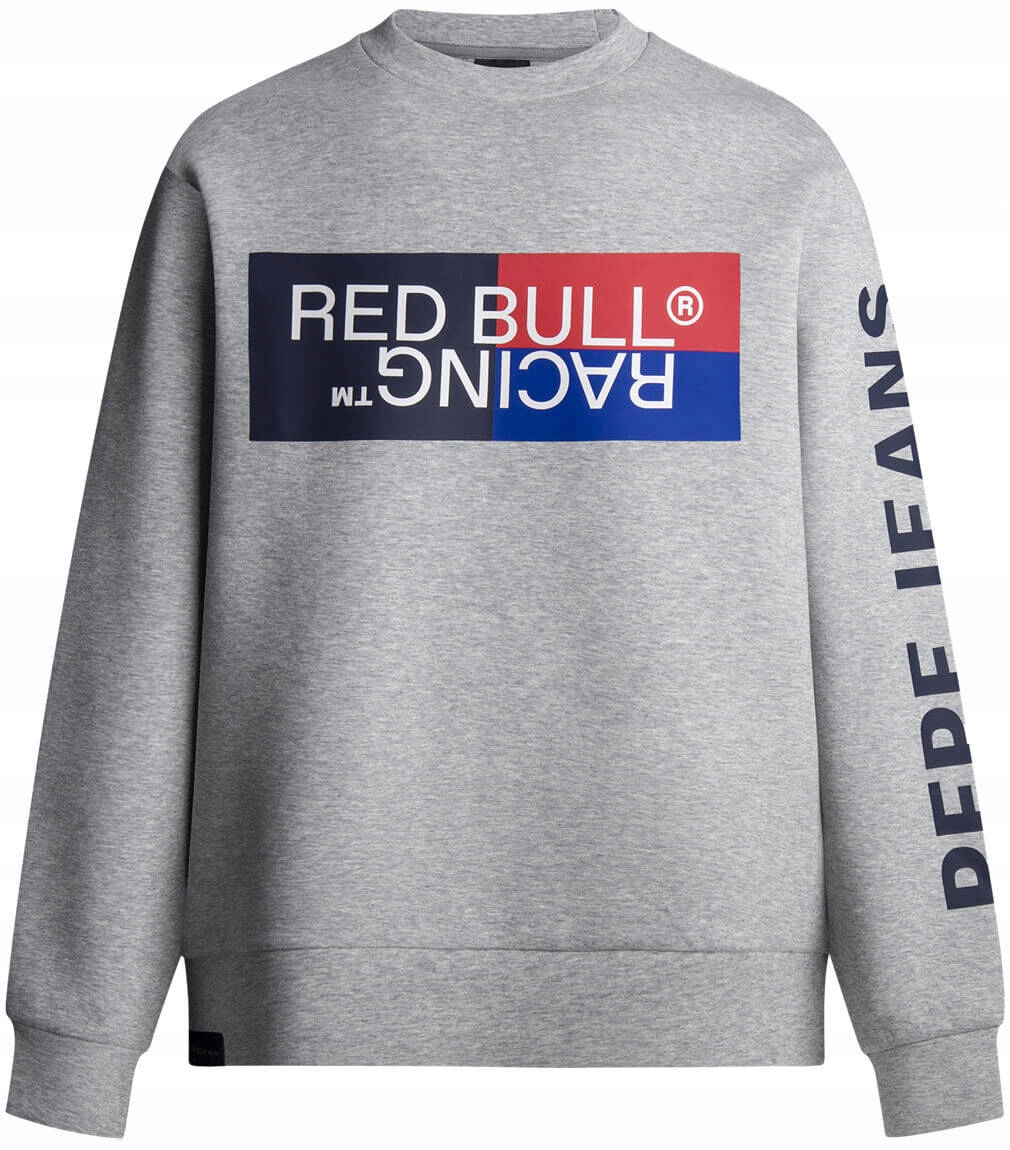 Mikina Red Bull Racing x Pepe Jeans Mikina Logo Color Block Marl Gray rS
