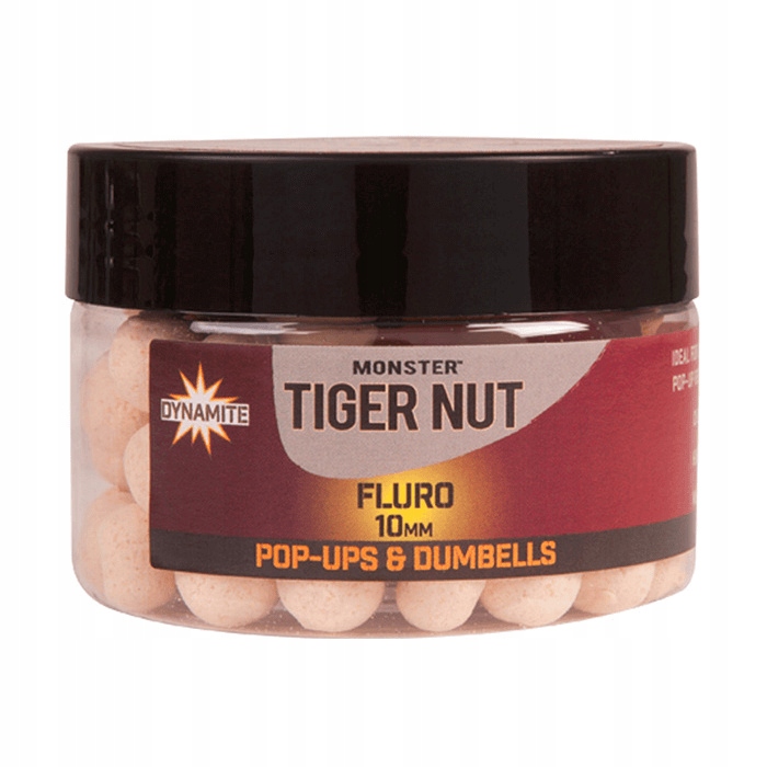 Dynamite Baits Tigernut White Fluo PopUp 10mm