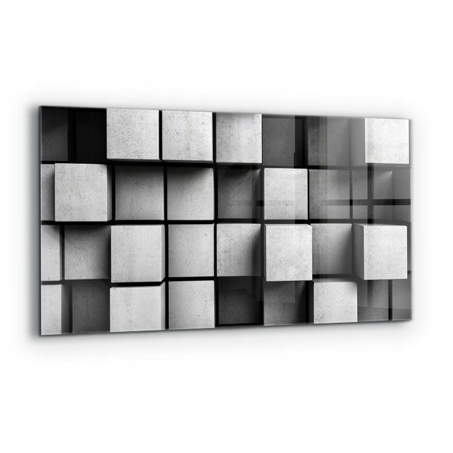 Nástenný panel Monochromatické kocky 120 x 60 cm