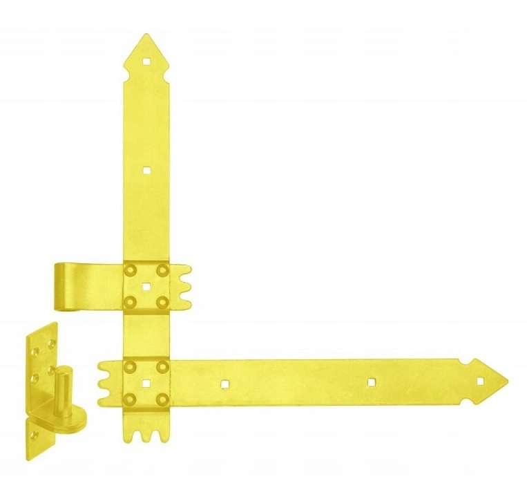 Úhlový Dveřní Závěs Pozinkovaný 400 MM, 2 Kusy