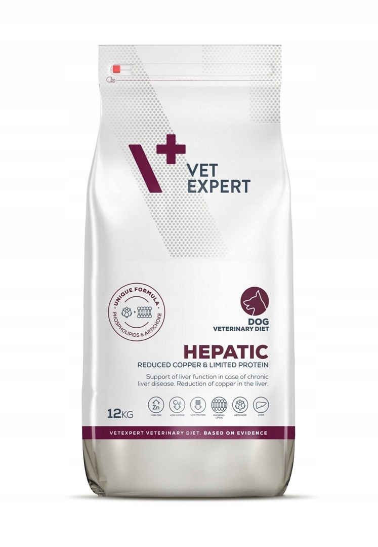 Levně VetExpert Veterinary Diet Jaterní pes 12kg