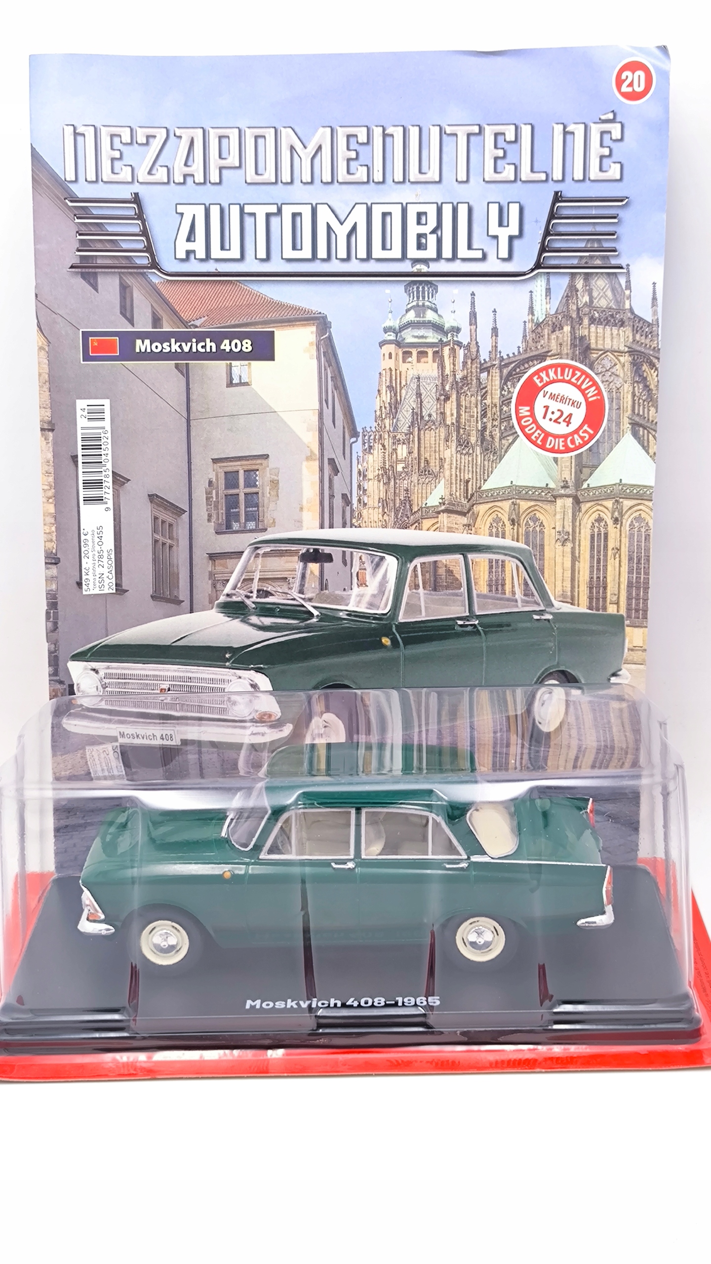 Auta PRL-u- Moskvič 408 1965 Hachette 1:24