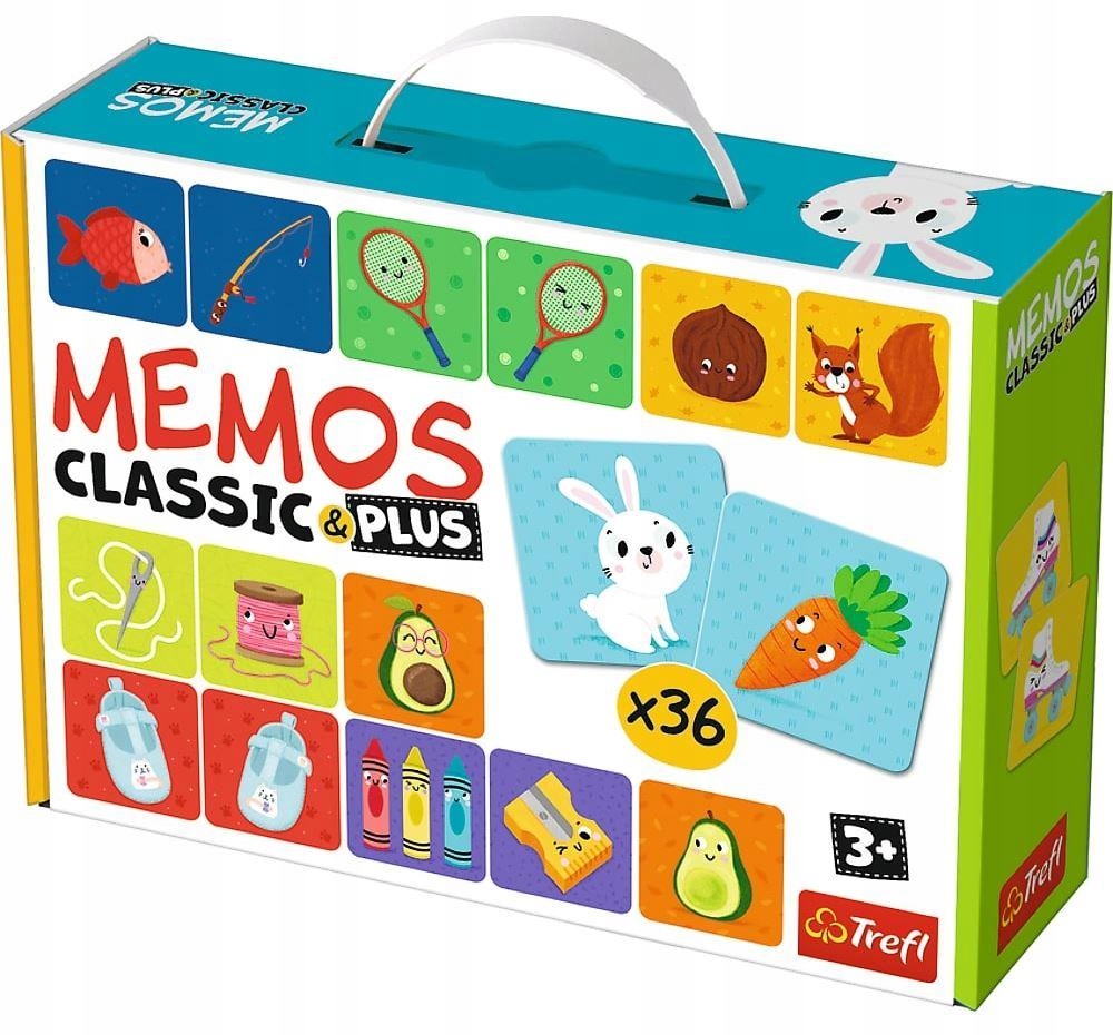 GRA MEMOS CLASSIC PLUS LOGIKA TREFL 02272