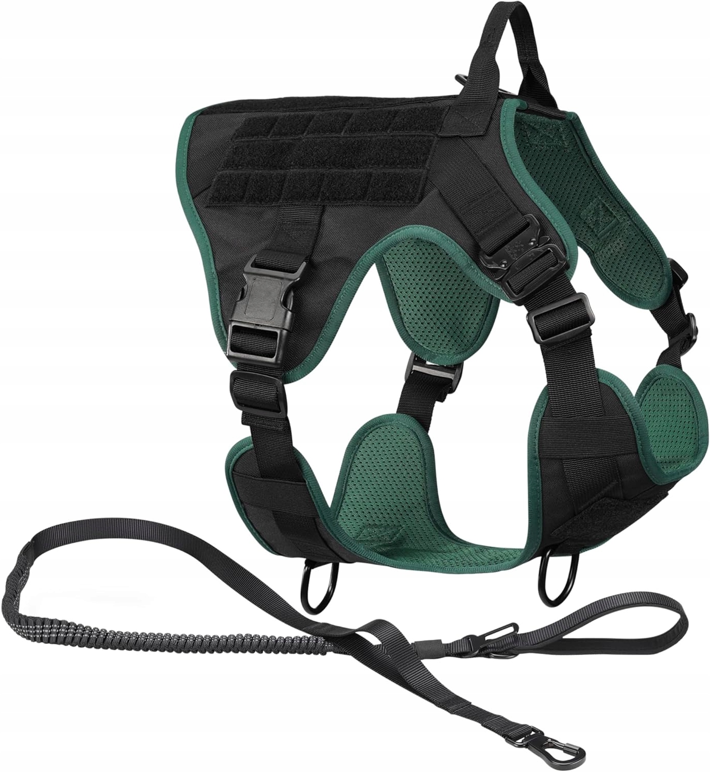 Taktyczna Uprzęż Dla Psa Z Pierścieniem D I Uchwytem Rozmiar L