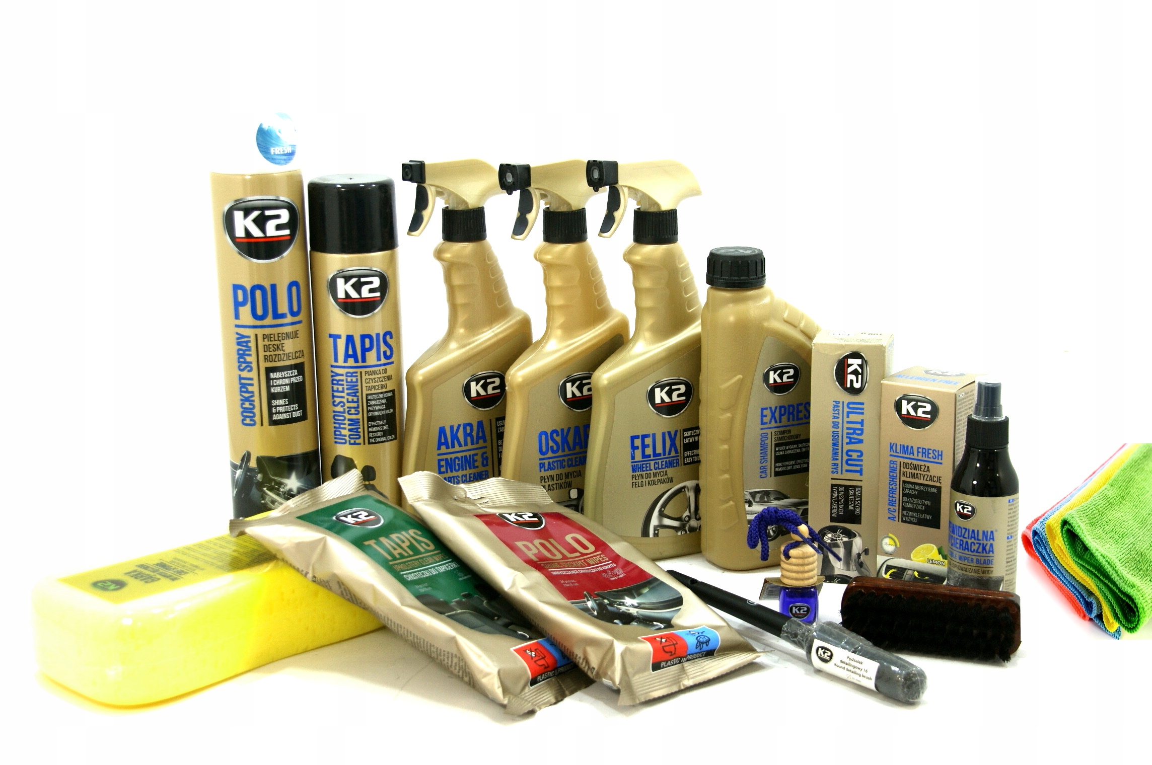 K2 набір косметики для догляду за всією машиною