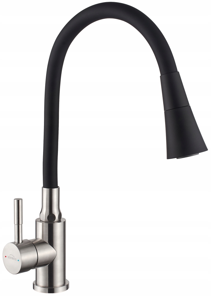 Invena Bateria Kuchenna Gabi, Inox/czarny