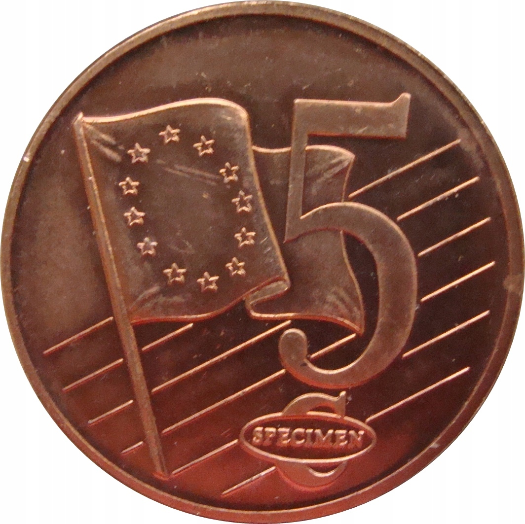 7753. Malta 5 Euro Cent SPECIMEN 2003