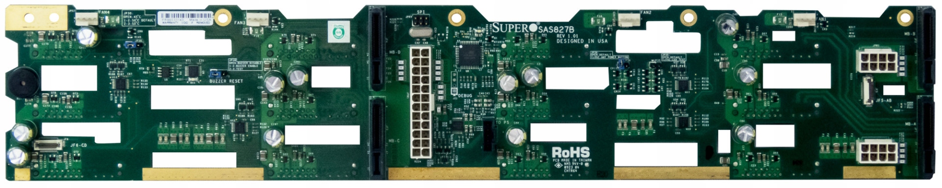 Supermicro SAS827B Rev 1.01 12-PORT Sas/sata Backplane SC827