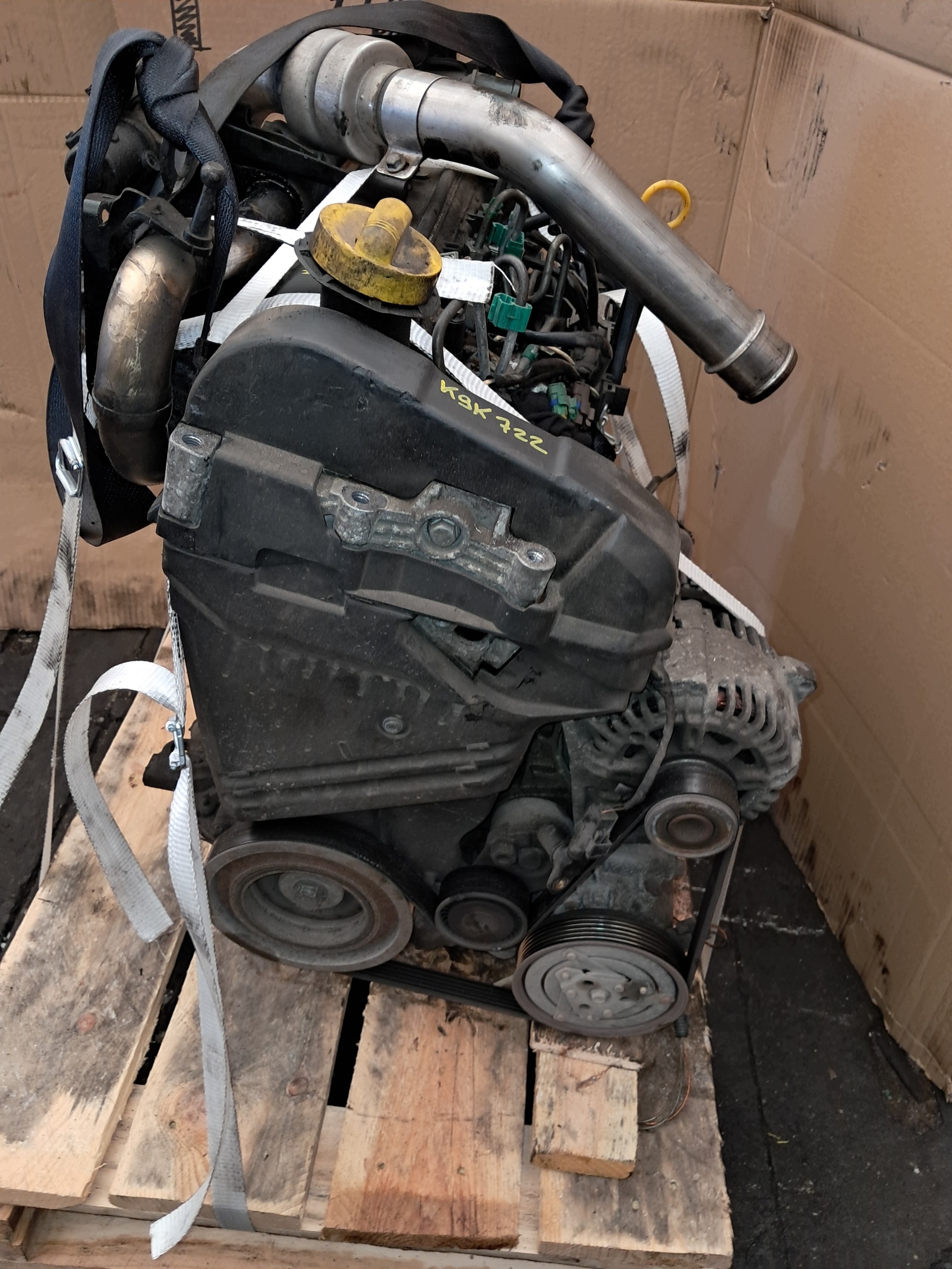 engine 1.5DCI K9K722 complete RENAULT MEGANE II SCENIC PEWNIAK