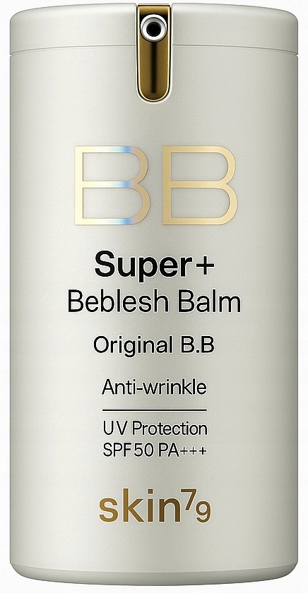 SKIN79 Super+ Bb Gold SPF50+ Do Cery Suchej Dojrzałej Nawilża I Regeneruje