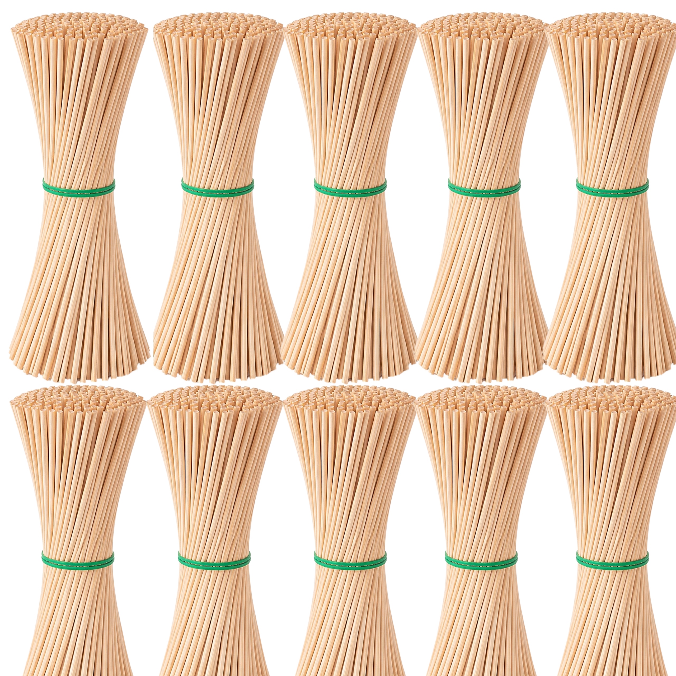 Tyčinky Na Cukrovou Vatu 38 Cm 1000 ks Sada bezpečnostních tyčinek kulatých