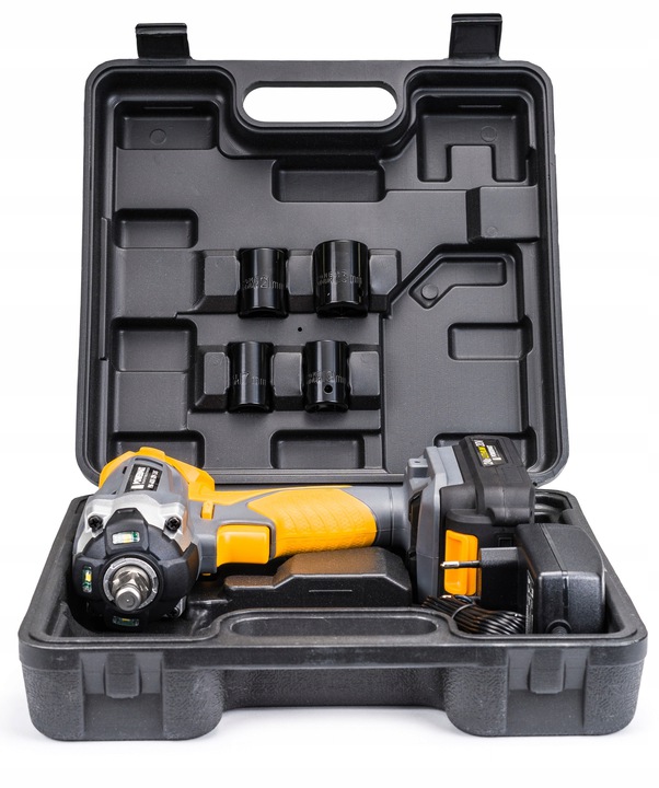 KLUCZ UDAROWY AKUMULATOROWY 20V 350NM 1/2" ADAPTER WALIZKA 4 NASADKI DO KÓŁ Marka Powermat